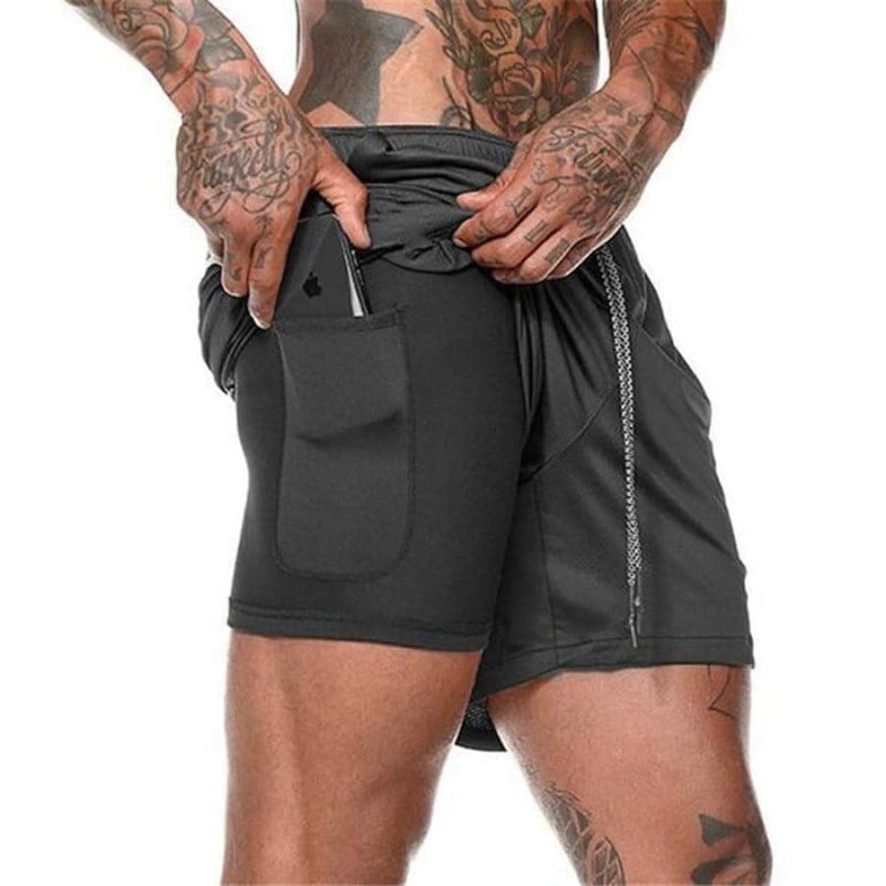 Shorts Para Treino 2 em 1 Esporte Air Effect 673 Direct Ofertas 